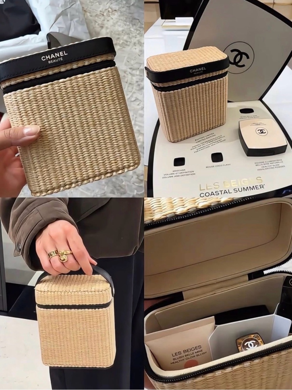 Beauty Chanel Les Beiges Panier des Essentiels
2026 Raffia Beauty Bag; NWOT - Picture 3 of 11